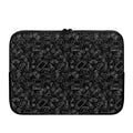 Black And White Video Game Pattern Print Laptop Sleeve