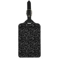 Black And White Video Game Pattern Print Luggage Tag