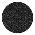 Black And White Video Game Pattern Print Round Floor Mat