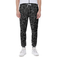 Black And White Video Game Pattern Print Joggers