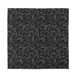 Black And White Video Game Pattern Print Silk Bandana