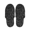 Black And White Video Game Pattern Print Slippers