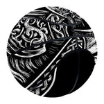 Black And White Viking God Odin Print Basketball
