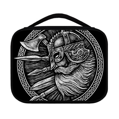 Black And White Viking God Odin Print Classic Bible Case