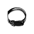Black And White Viking God Odin Print Dog Collar