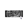 Black And White Viking God Odin Print Extended Mouse Pad