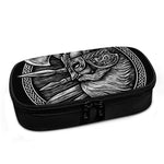 Black And White Viking God Odin Print Insulin Cooler Travel Case