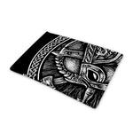 Black And White Viking God Odin Print Pet Cooling Mat Cover