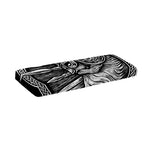 Black And White Viking God Odin Print Piano Keyboard Cover