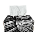 Black And White Viking God Odin Print Rectangle Tissue Box Cover