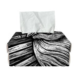 Black And White Viking God Odin Print Rectangle Tissue Box Cover