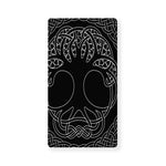 Black And White Viking Yggdrasil Print Baby Crib Sheet