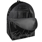 Black And White Viking Yggdrasil Print Backpack