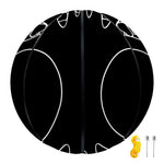 Black And White Viking Yggdrasil Print Basketball