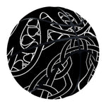Black And White Viking Yggdrasil Print Basketball