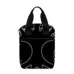 Black And White Viking Yggdrasil Print Bible Tote Bag