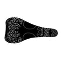 Black And White Viking Yggdrasil Print Bicycle Seat Cover