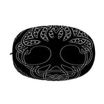 Black And White Viking Yggdrasil Print Car Side Mirror Covers