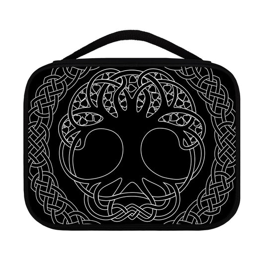 Black And White Viking Yggdrasil Print Classic Bible Case