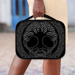 Black And White Viking Yggdrasil Print Classic Bible Case