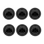 Black And White Viking Yggdrasil Print Coaster Set