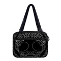 Black And White Viking Yggdrasil Print Double Strap Bible Bag