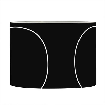 Black And White Viking Yggdrasil Print Drum Lamp Shade