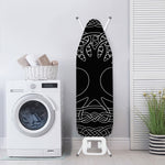 Black And White Viking Yggdrasil Print Ironing Board Cover