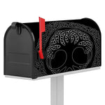 Black And White Viking Yggdrasil Print Mailbox Cover