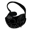 Black And White Viking Yggdrasil Print Pet Sling Carrier