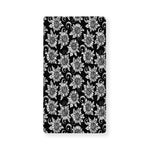 Black And White Vintage Sunflower Print Baby Crib Sheet