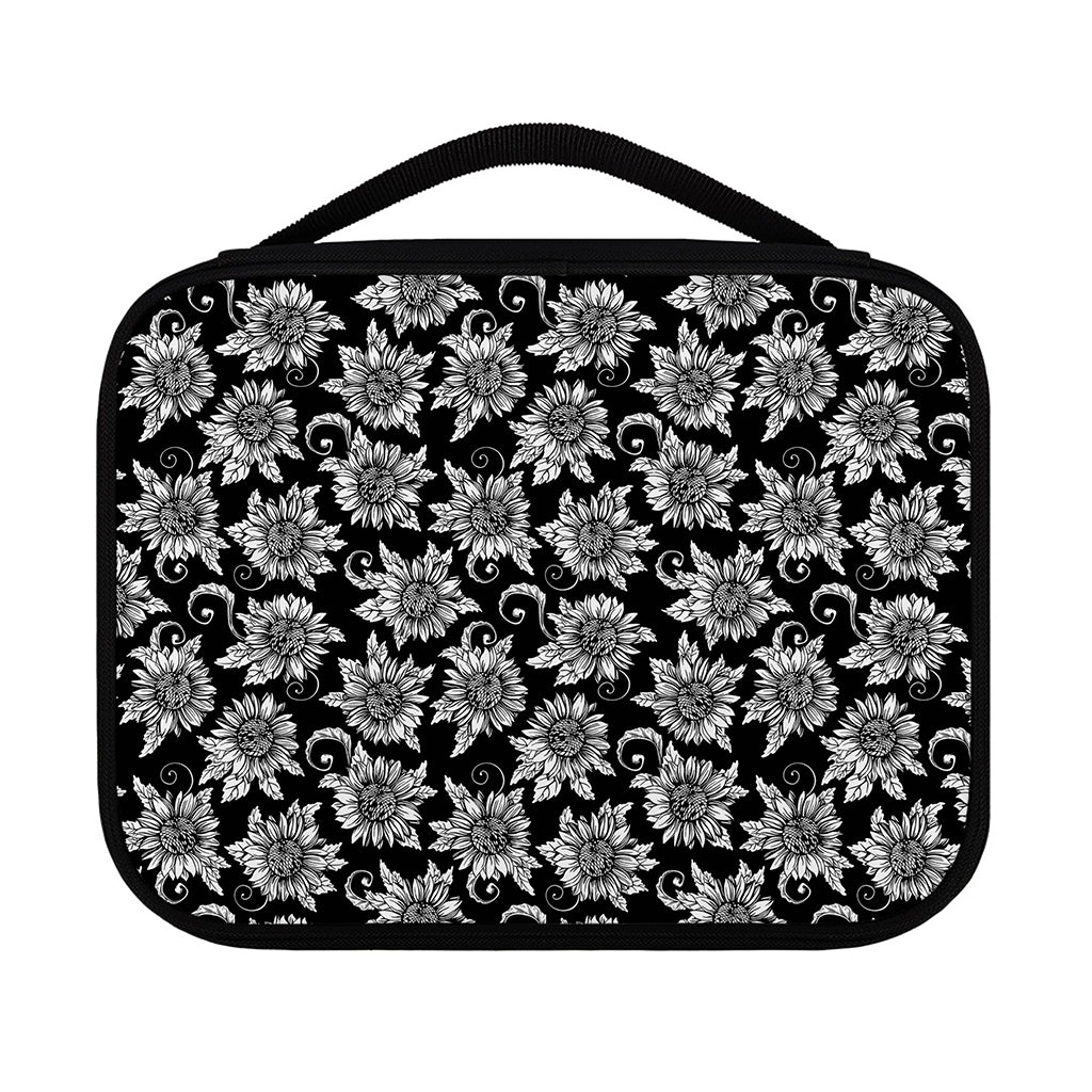 Black And White Vintage Sunflower Print Classic Bible Case