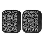 Black And White Vintage Sunflower Print Handle Covers