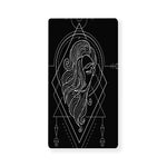 Black And White Virgo Sign Print Baby Crib Sheet