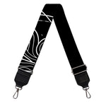 Black And White Virgo Sign Print Bag Strap