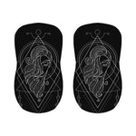 Black And White Virgo Sign Print Bar Stool Covers