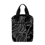 Black And White Virgo Sign Print Bible Tote Bag