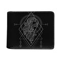 Black And White Virgo Sign Print Bifold Wallet