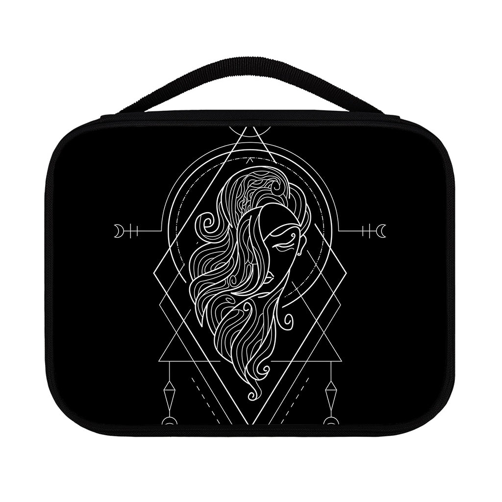 Black And White Virgo Sign Print Classic Bible Case