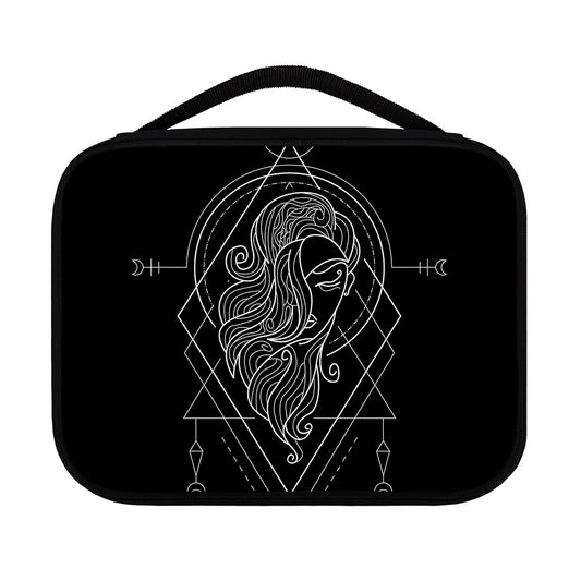 Black And White Virgo Sign Print Classic Bible Case