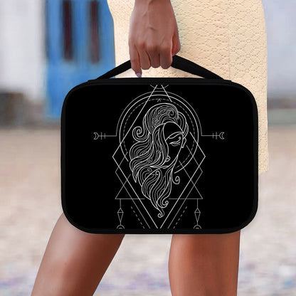 Black And White Virgo Sign Print Classic Bible Case