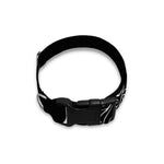 Black And White Virgo Sign Print Dog Collar