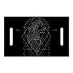 Black And White Virgo Sign Print Golf Cart Seat Cover
