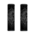 Black And White Virgo Sign Print Handle Covers