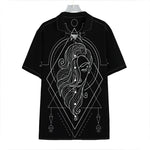 Black And White Virgo Sign Print Hawaiian Shirt