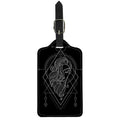 Black And White Virgo Sign Print Luggage Tag