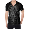 Black And White Virgo Sign Print Men's Shirt