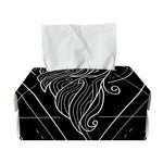 Black And White Virgo Sign Print Rectangle Tissue Box Cover