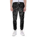 Black And White Virgo Sign Print Joggers