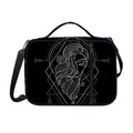 Black And White Virgo Sign Print Shoulder Strap Bible Bag